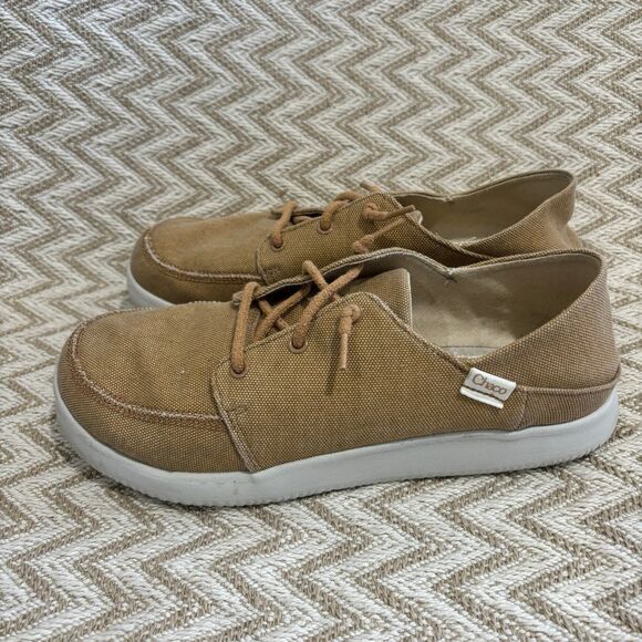 Chaco Women's Chillos Slip On Canvas Sneaker Doe Size 9.5 - Picture 4 of 10